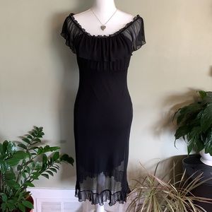 Y2K Sheer Frill Dress